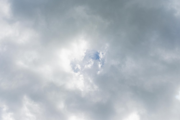 White and gray clouds in blue skynice day during the hot spring or summer seasoncopy space