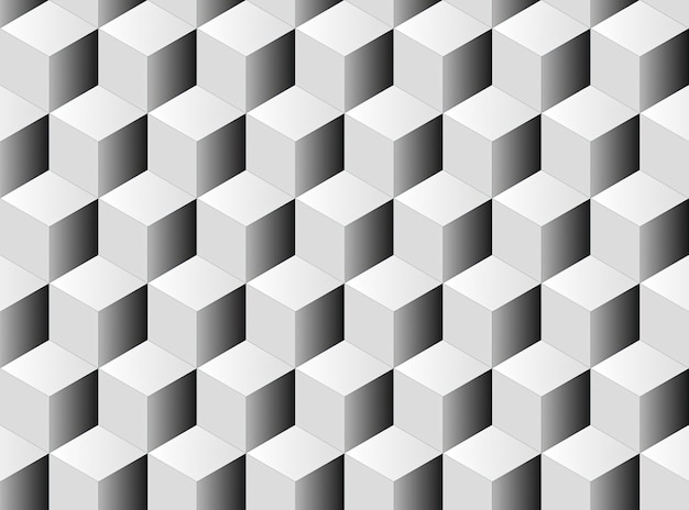 a white and gray pattern of squares with a gray background