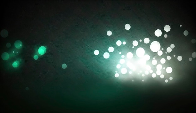 White green blurred gradient on dark grainy background glowing light spot copy space Generate Ai