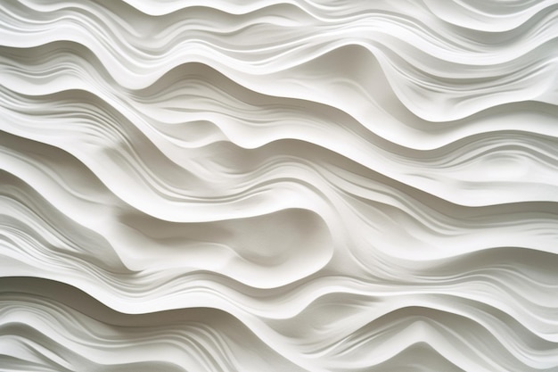 White gypsum wall