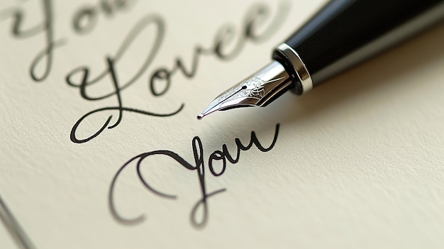 Photo white handwritten background i love you