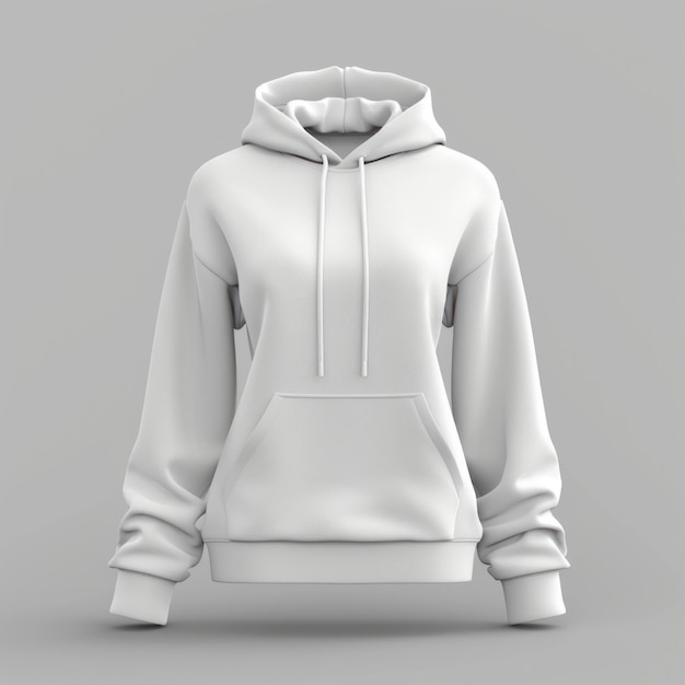 Photo white hoodie shirt mockup apparel sweatshirt clothing