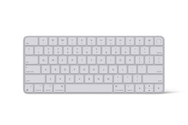 A white keyboard with the letters q and q on it