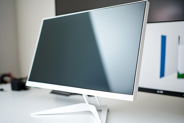 White LED gamer monitor made especially for those who like to play One of the main differences of the gamer monitor is that it can update the images on the screen faster