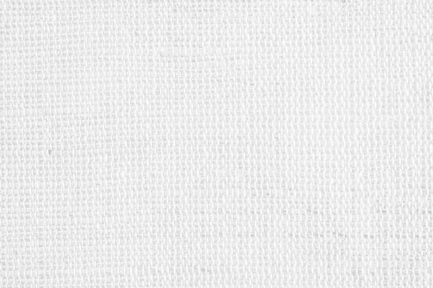 White linen canvas fabric texture background