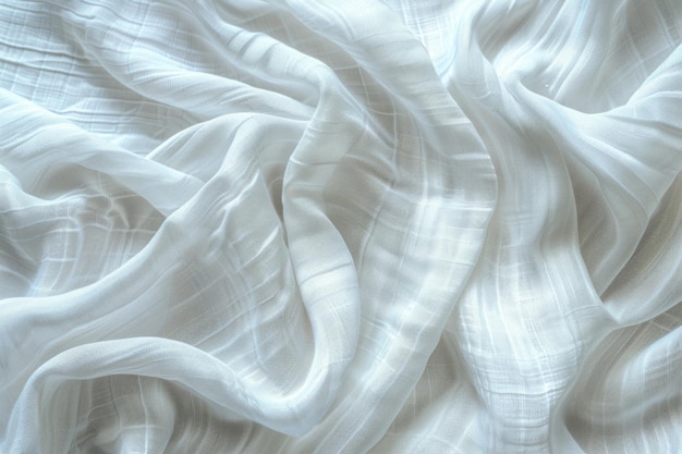 White linen texture as background