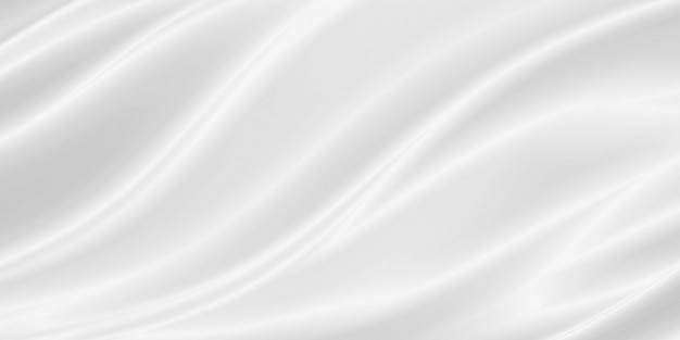 White luxury fabric background with copy space