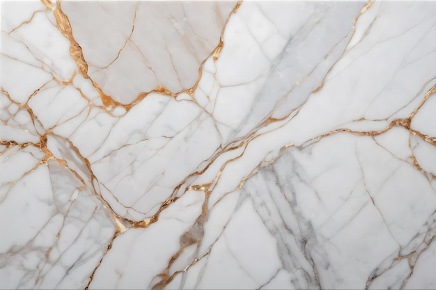 White marble background with gold veins