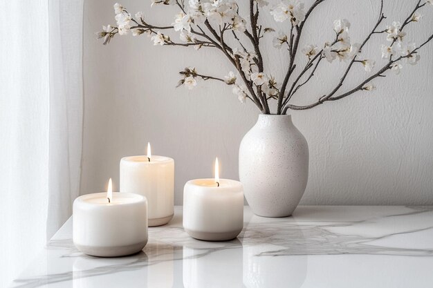 A white marble countertop with a white marbl