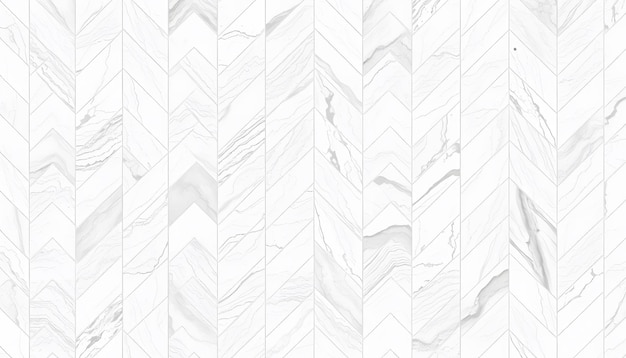 Photo white marble herringbone tile pattern seamless isolated with white highlights