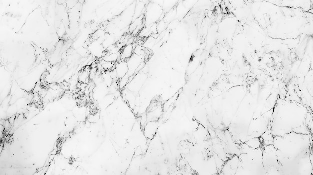 Photo white marble texture with black veins elegant natural stone surface