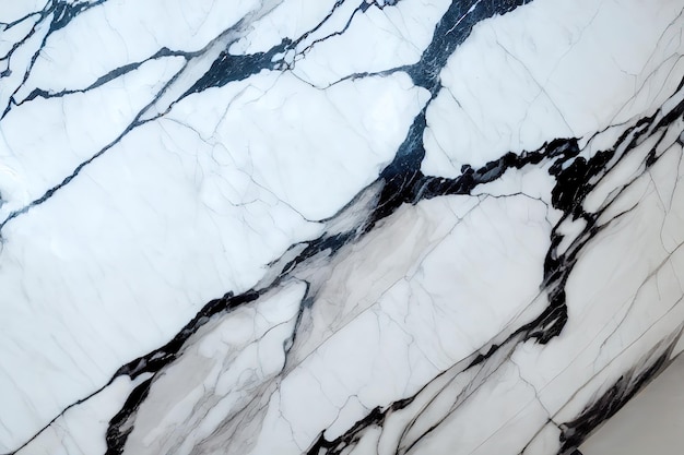 White marble with Black vein