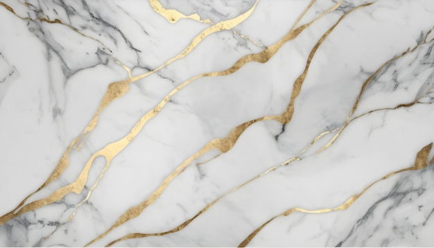 white marble with gold and gold patterns that look like marbles