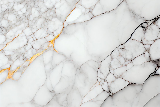 White marble with orange veins abstract background