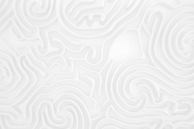 White minimal geometry background with maze