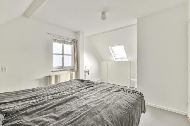 White modern bedroom