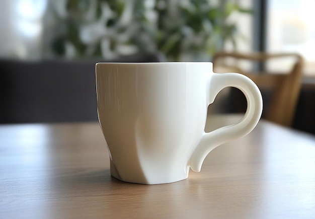 A white mug for mockup