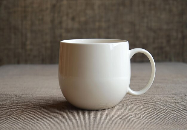 A white mug for mockup