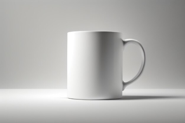 A white mug with the word coffee on it