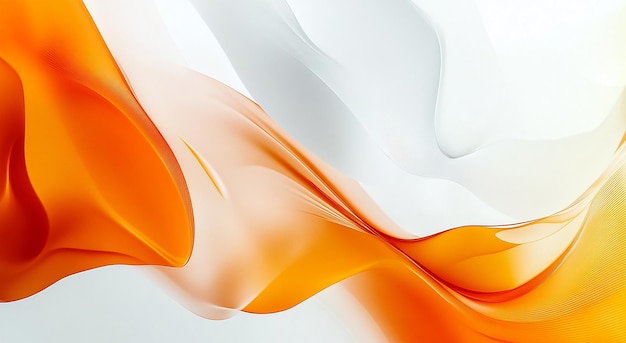 White and Orange Background Simple Design