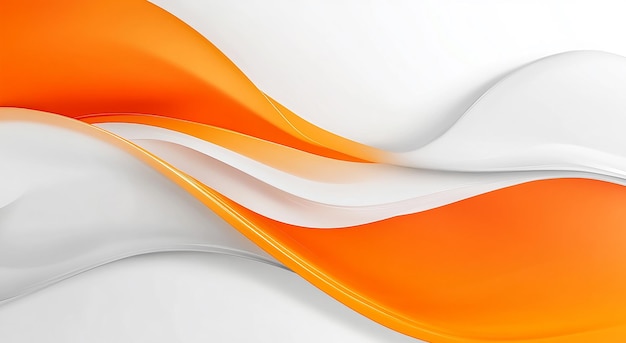 White and Orange Background Simple Design