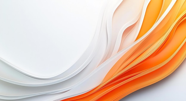 White and Orange Background Simple Design