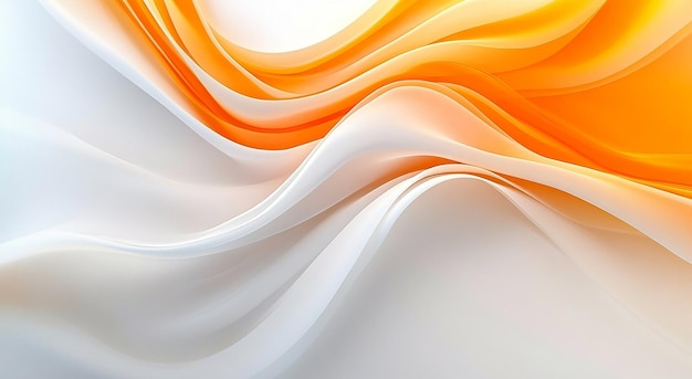 White and Orange Background Simple Design