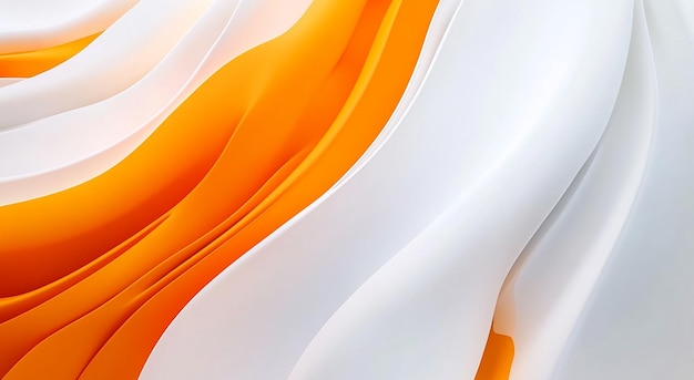 White and Orange Background Simple Design