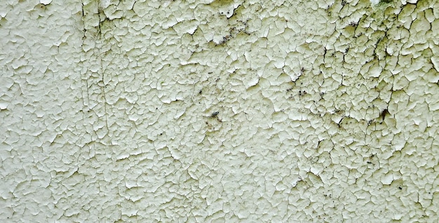 White paint on a wall