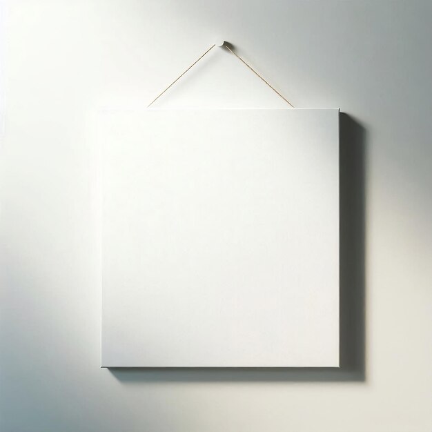 Photo white painting mockup