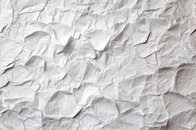 A white paper that has been wrinkled and has a lot of wrinkles on it.