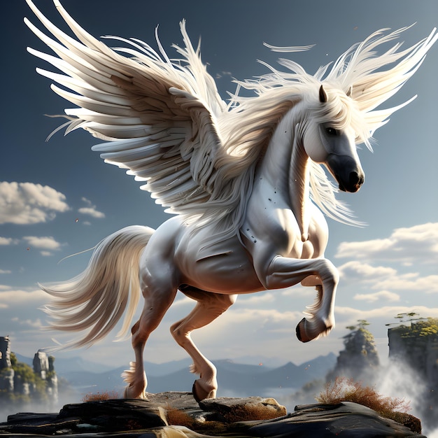 white pegasus