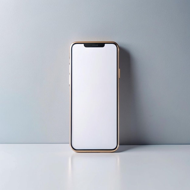 a white phone mockup