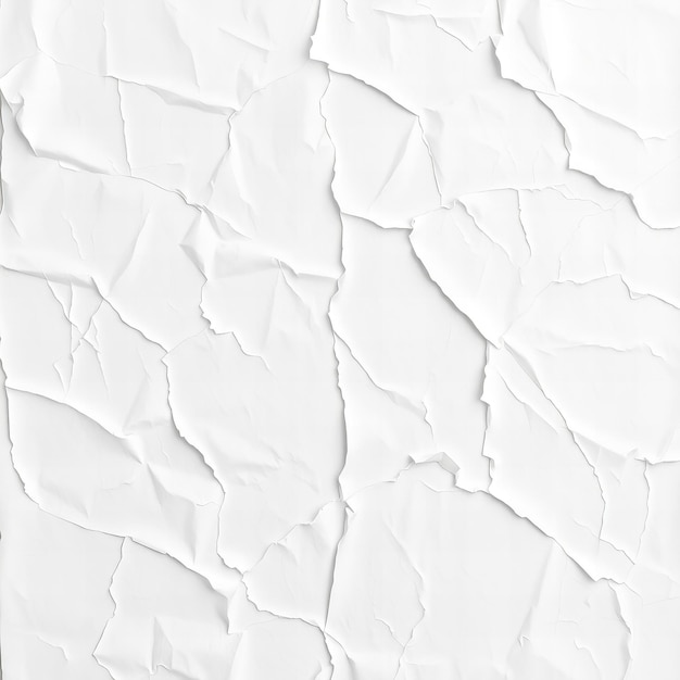 Photo a white piece of paper has a few small pieces of white paper