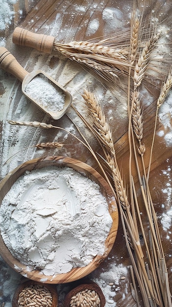 Photo a white piece of paper with the word wheat on it