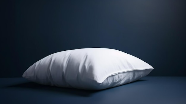 A white pillow with the word sleep on it