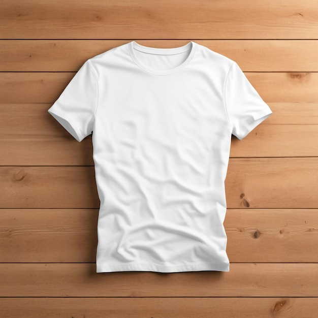 Photo white plain tshirt