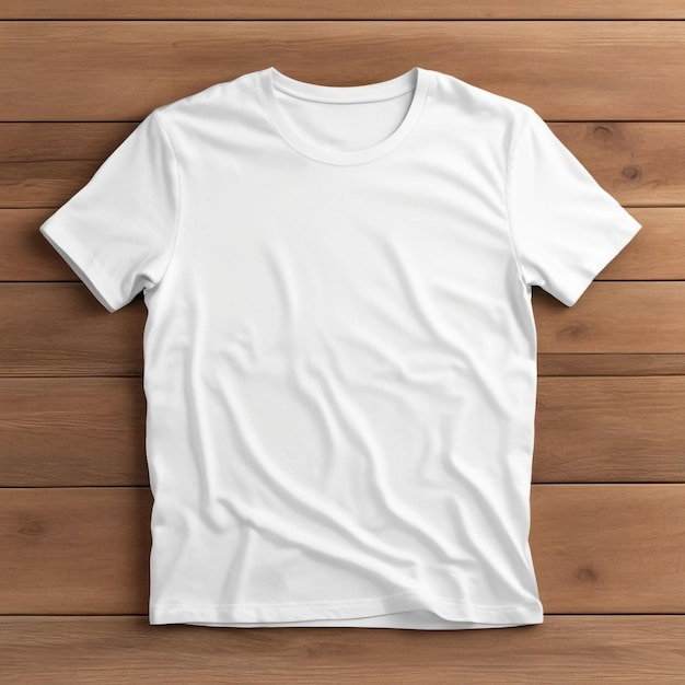 Photo white plain tshirt