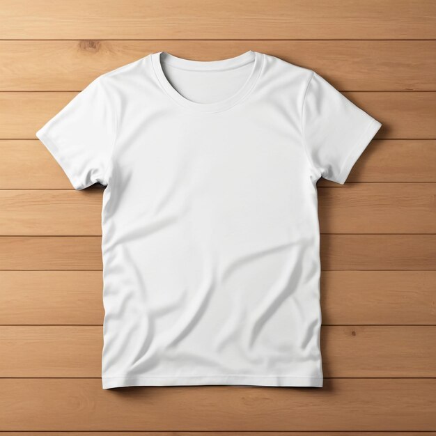 Photo white plain tshirt