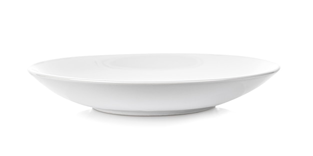 White plate isolated