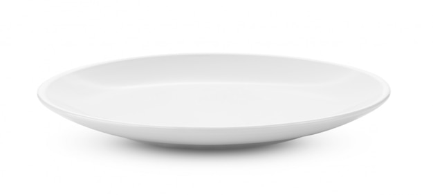 White plate on white