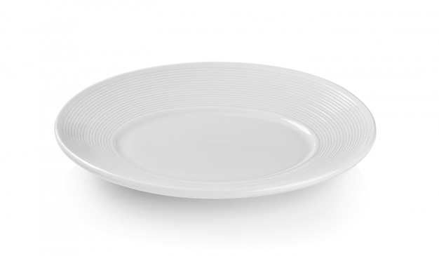 White plate on white