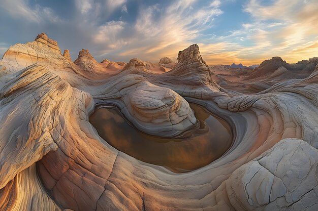 White Pocket Arizona Sunset