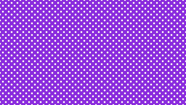 White polka dots over blue violet background