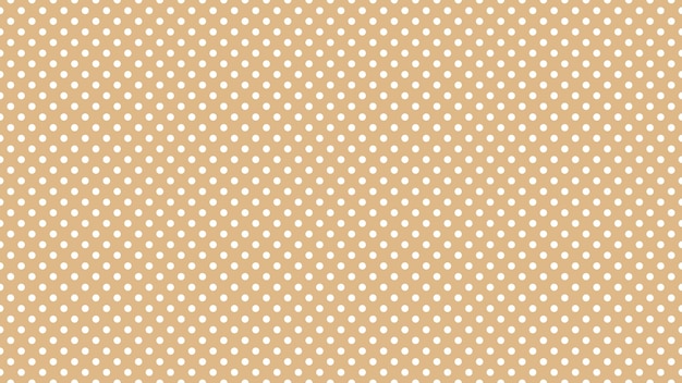 White polka dots over burly wood background