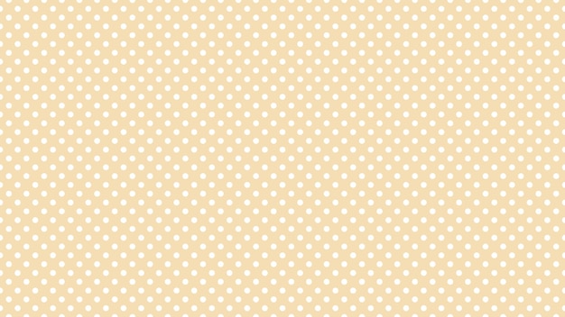 White polka dots over wheat background