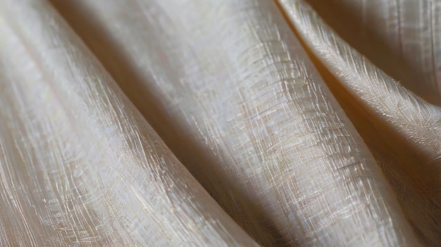 White Raw Silk Texture Fabric background