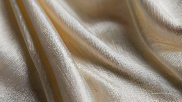 White Raw Silk Texture Fabric background