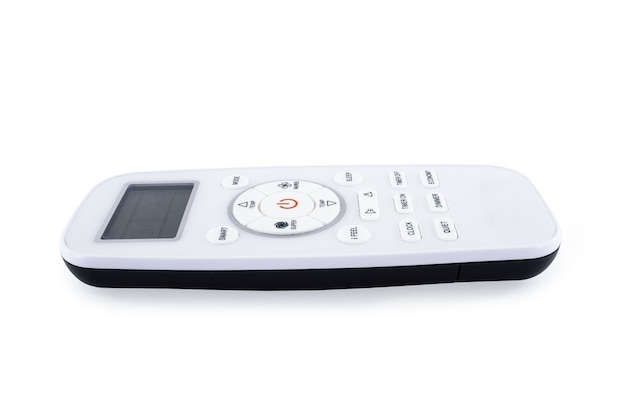 White remote control for air conditioning.