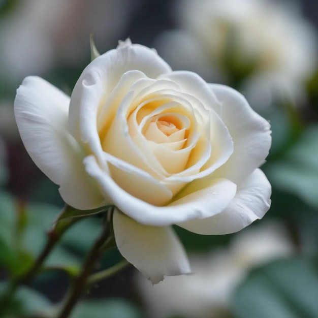 White rose enclosed